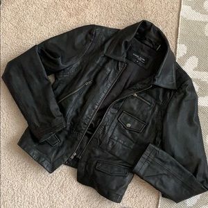 Black Rivet -Real leather jacket